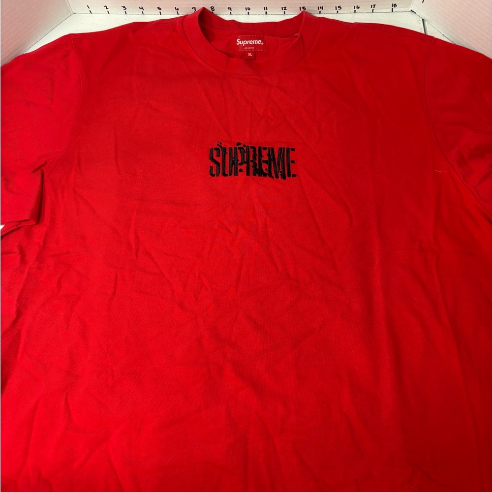 Supreme Splatter S/S Tee ExtraLarge Red New